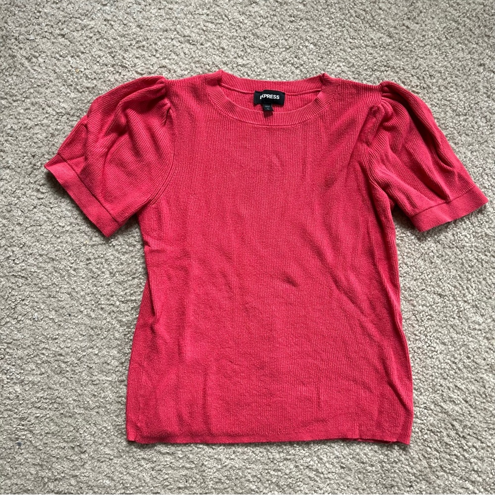Express | Ribbed Sweater Top - Picture 2 of 5